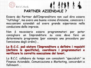 PARTNER AZIENDALE ? 