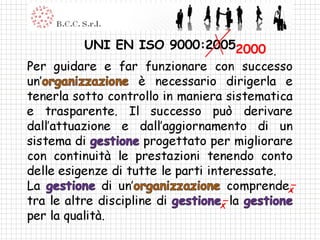 UNI EN ISO 9000:2005 2000 