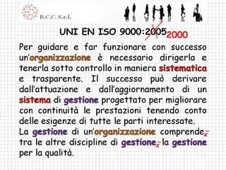 UNI EN ISO 9000:2005 2000 