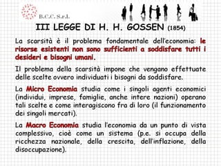 III LEGGE DI H. H. GOSSEN  (1854) 
