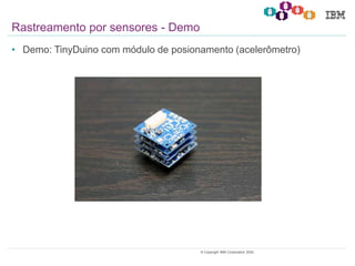 15© Copyright IBM Corporation 2020.
• Demo: TinyDuino com módulo de posionamento (acelerômetro)
Rastreamento por sensores - Demo
 