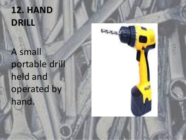 Workshop technology hand basic tools