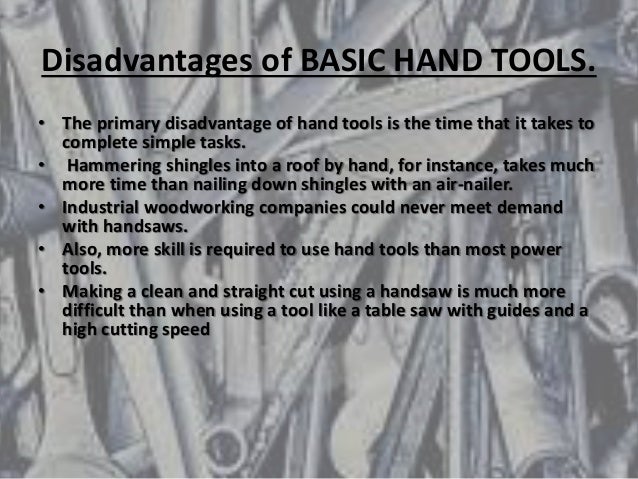 research paper about hand tools