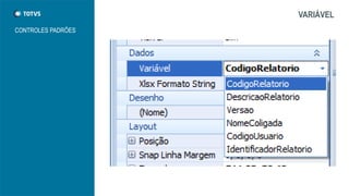 VARIÁVEL
CONTROLES PADRÕES
 