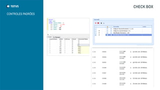 CHECK BOX
CONTROLES PADRÕES
 
