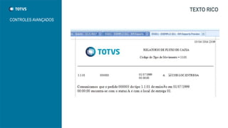 TEXTO RICO
CONTROLES AVANÇADOS
 