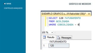 GRÁFICO DE MEDIDOR
CONTROLES AVANÇADOS
 