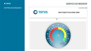 GRÁFICO DE MEDIDOR
CONTROLES AVANÇADOS
 