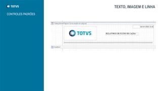 TEXTO, IMAGEM E LINHA
CONTROLES PADRÕES
 