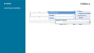 FÓRMULA
CONTROLES PADRÕES
 