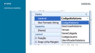 VARIÁVEL
CONTROLES PADRÕES
 