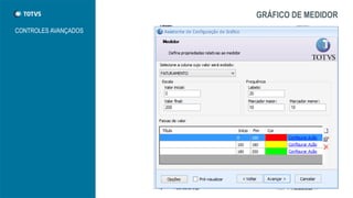 GRÁFICO DE MEDIDOR
CONTROLES AVANÇADOS
 
