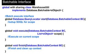 Apex Endpoints
Exposing Apex methods via SOAP and REST
 