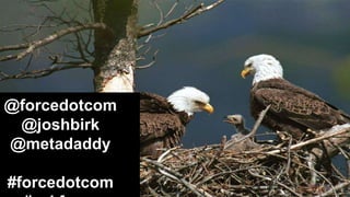 Double-click to enter title
Double-click to enter text
http://developer.force.com
http://www.slideshare.net/inkless/
elevate-advanced-workshop
 