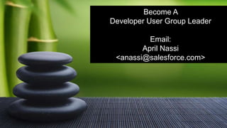 Thank You
Joshua Birk
Developer Evangelist
@joshbirk
joshua.birk@salesforce.com
Matthew Reiser
Solution Architect
@Matthew_Reiser
mreiser@salesforce.com
 