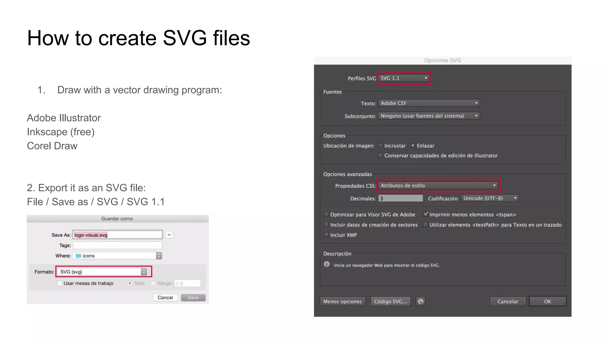 1. Draw with a vector drawing program:
Adobe Illustrator
Inkscape (free)
Corel Draw
2. Export it as an SVG file:
File / Save as / SVG / SVG 1.1
How to create SVG files
 