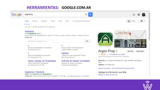 HERRAMIENTAS: GOOGLE.COM.AR
 
