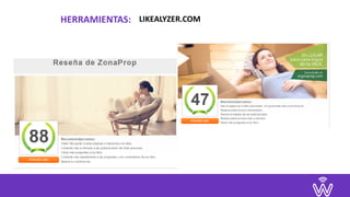 HERRAMIENTAS: LIKEALYZER.COM
 