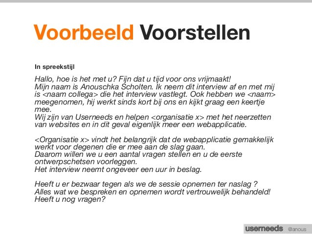 Workshop user needs 4feb2015