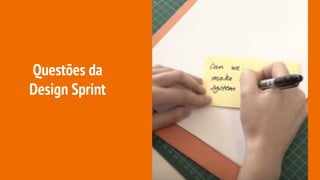 Questões da
Design Sprint
 