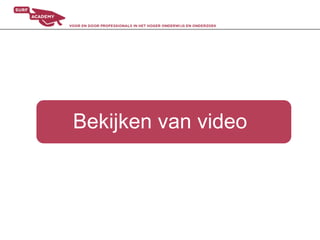 Bekijken van video
 
