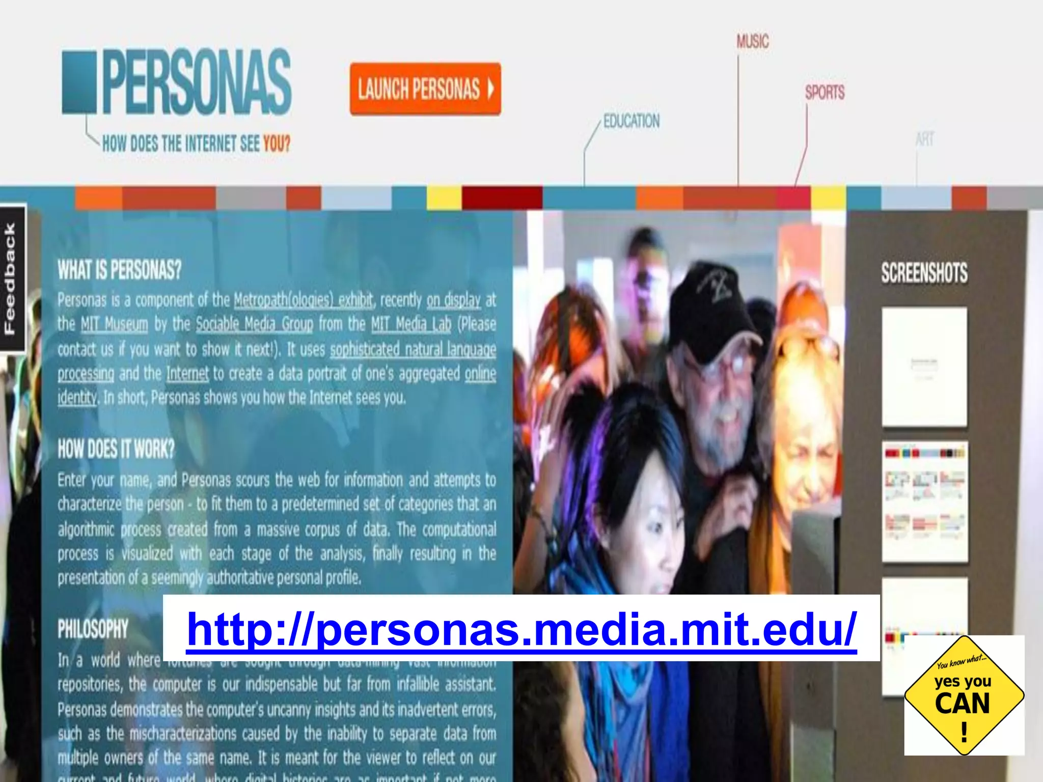 http://personas.media.mit.edu/   