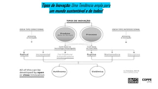 Tipos de Inovação: Uma Tendência ampla para
um mundo sustentável e de todos!
 