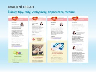 KVALITNÍ OBSAH
Články, tipy, rady, vychytávky, doporučení, recenze
 