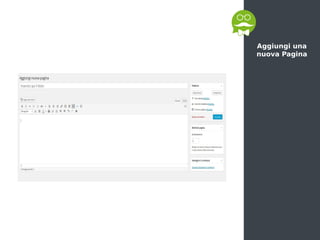 Aggiungi una
nuova Pagina
 