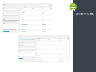 Categorie & Tag
 