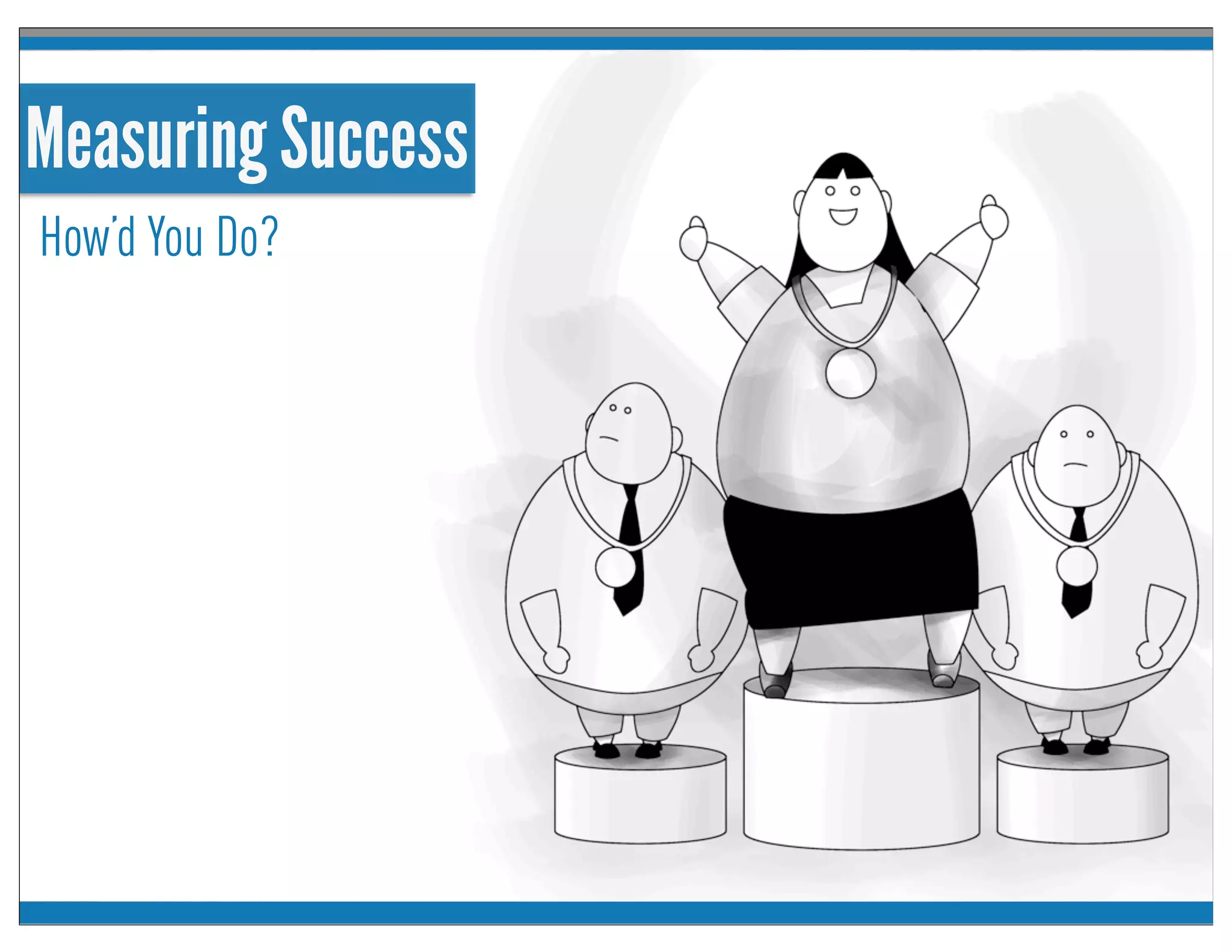 Measuring Success
How’d You Do?
 