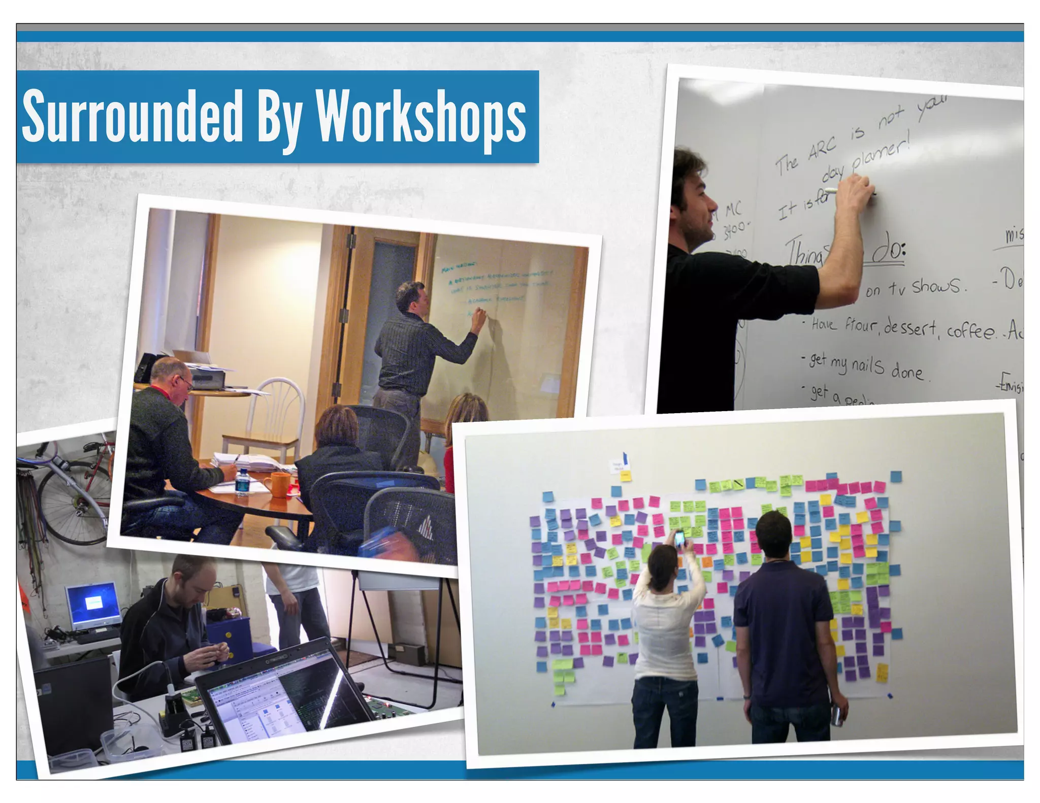 Surrounded By Workshops
 