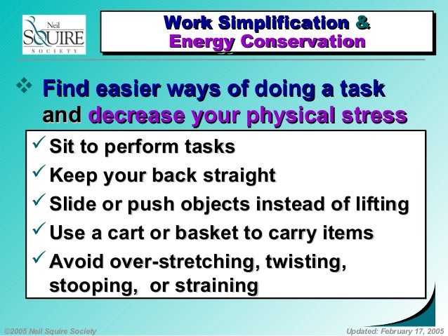 Work simplification (1)