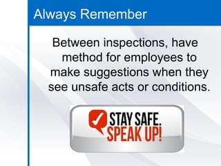 Worksite General Safety Inspections | PPT