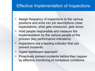 Worksite General Safety Inspections | PPT
