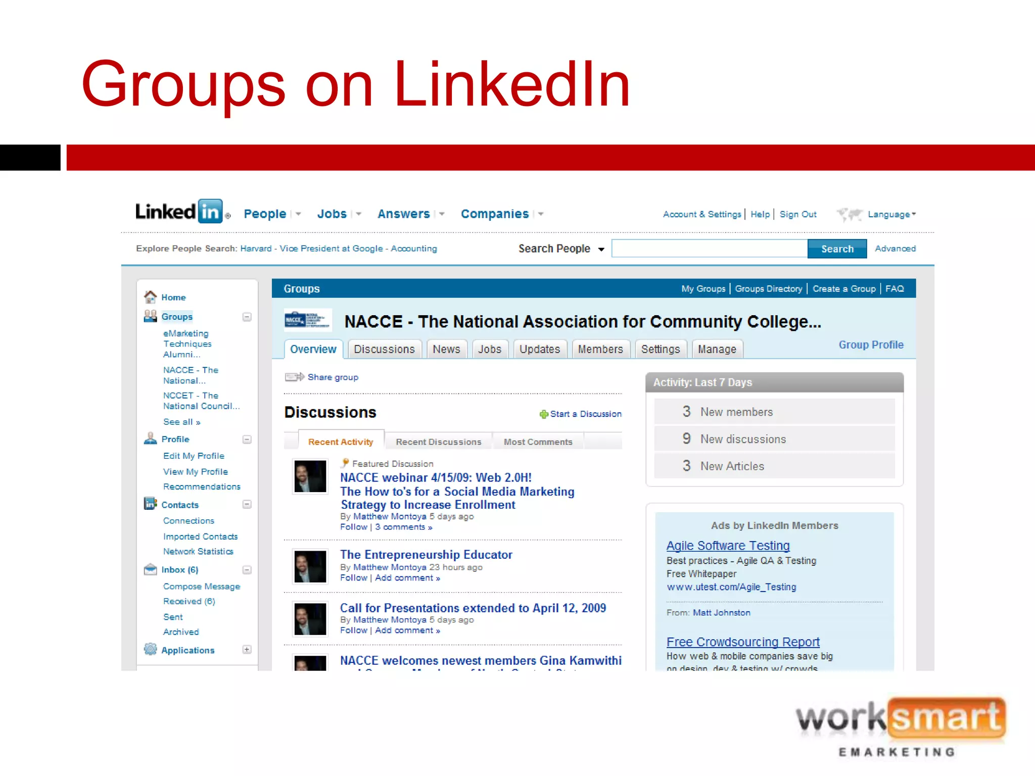 NACCE Presentation - Jumping in to Social Media