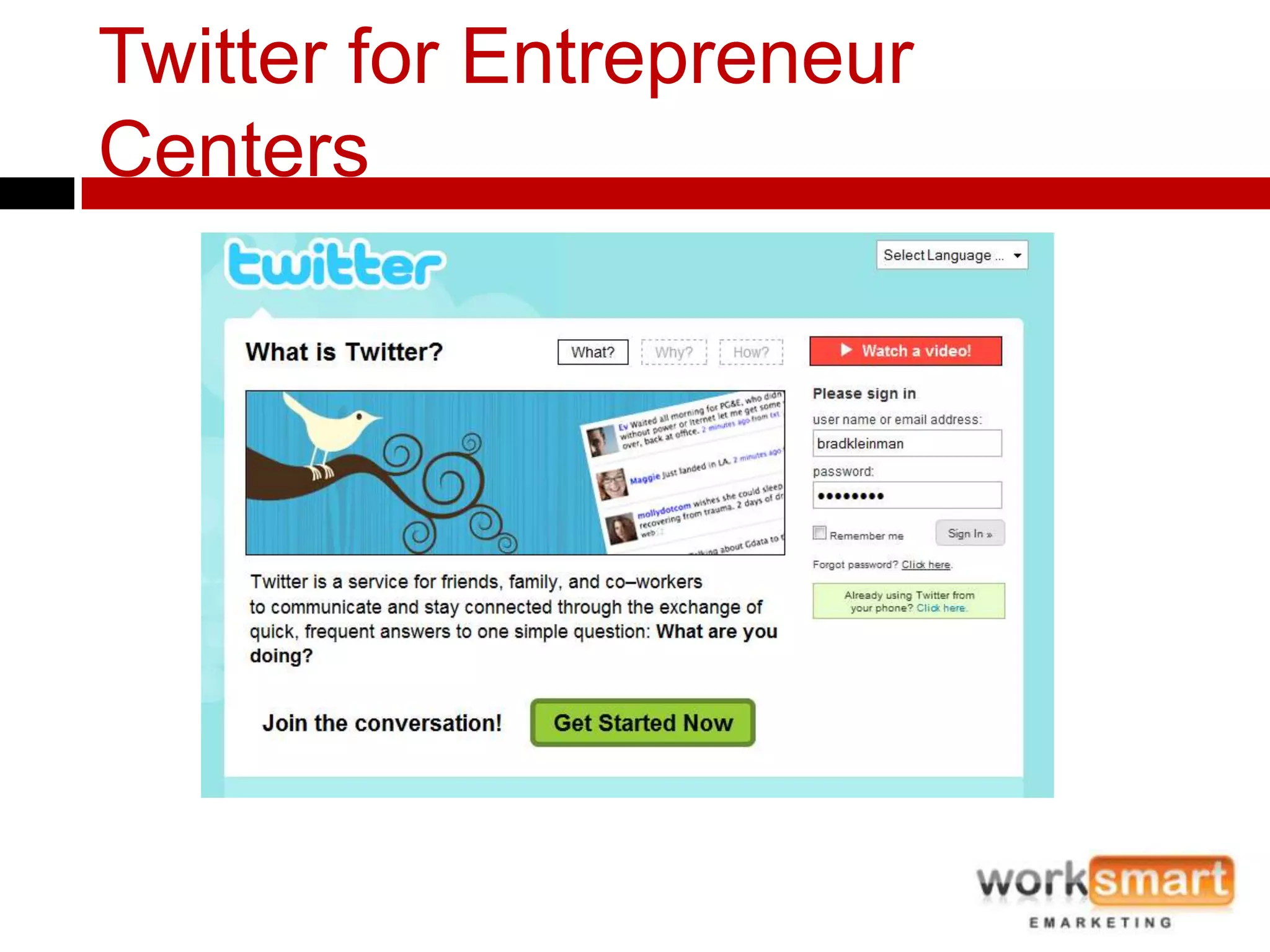 NACCE Presentation - Jumping in to Social Media