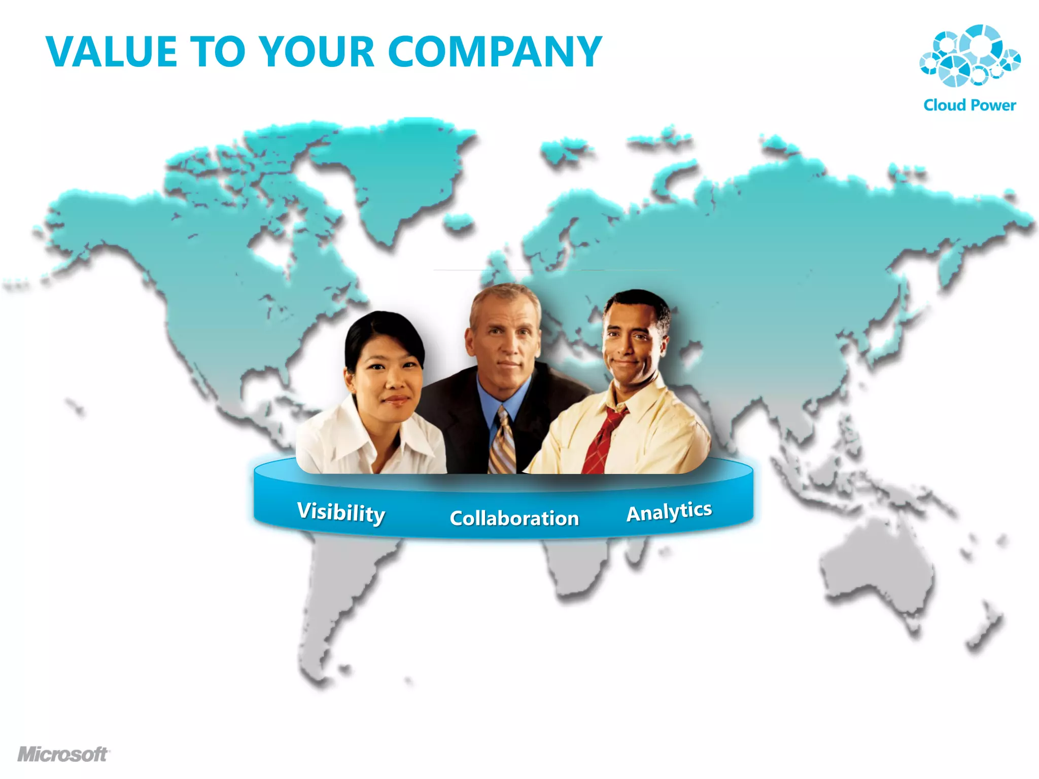 VALUE TO YOUR COMPANY




               Collaboration
 