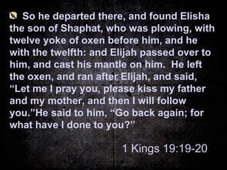 Shaphat Elijah: Works of righteousness | PPT