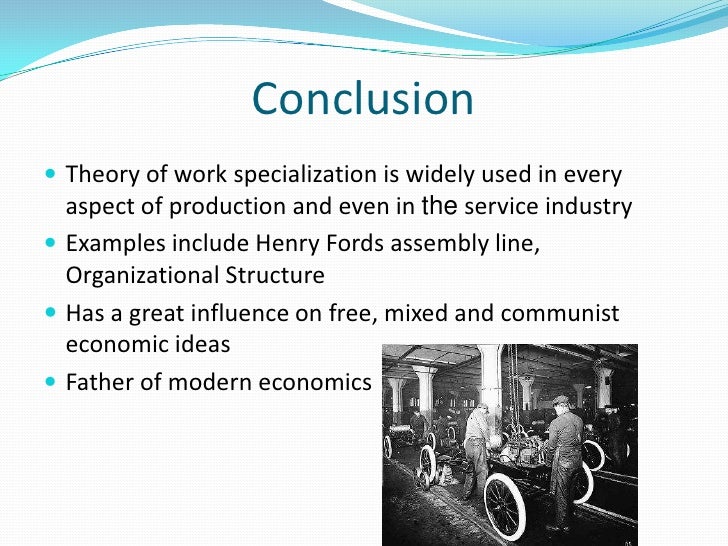 Work Specialization (Pow Ba31) V.3