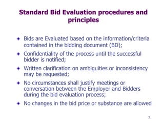 WORKS PROCUREMTN EVALUATION OF BIDS.ppt