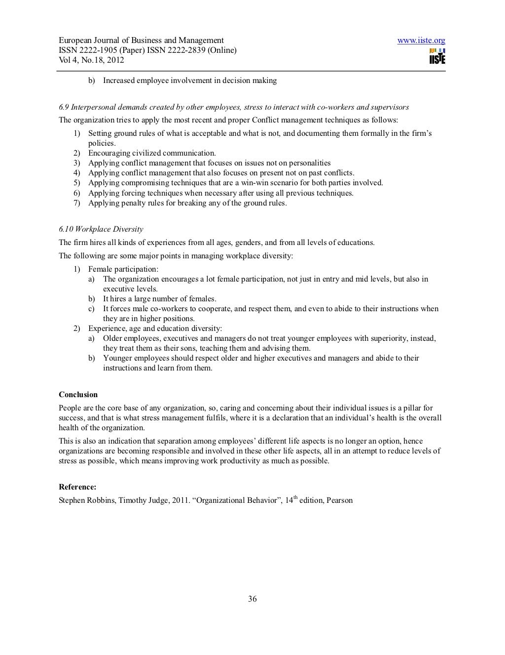 Solved case study on work stress image