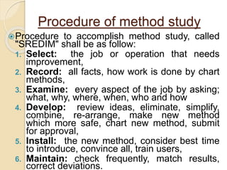Work study ......operational management presentation | PPT