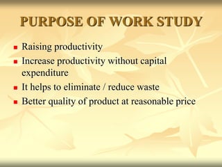 Work study | PPT
