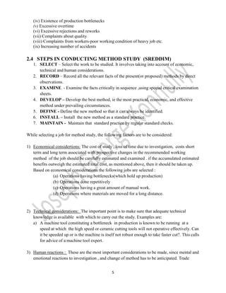 Work Study Part- I | PDF