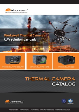 CERT NO.: TUV 12.352.082
ISO 9001:2015
Workswell Thermal Cameras
UAV solu�on payloads
#SEETHEUNSEEN #ORANGEPOWER #WORKSWELL #INFRAREDONYOURSIDE #WORKSWELLEXPOUAV19
 