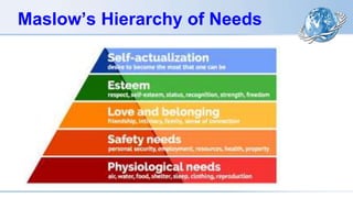 Maslow’s Hierarchy of Needs
 