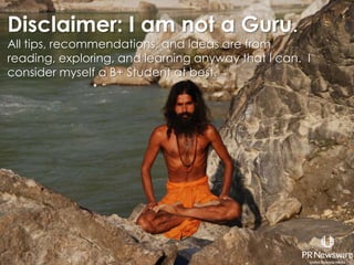 Disclaimer: I am not a Guru.  All tips, recommendations, and ideas are from reading, exploring, and learning anyway that I can.  I consider myself a B+ Student at best. 