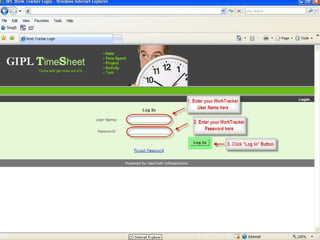 Regular User Workflow Logging In 