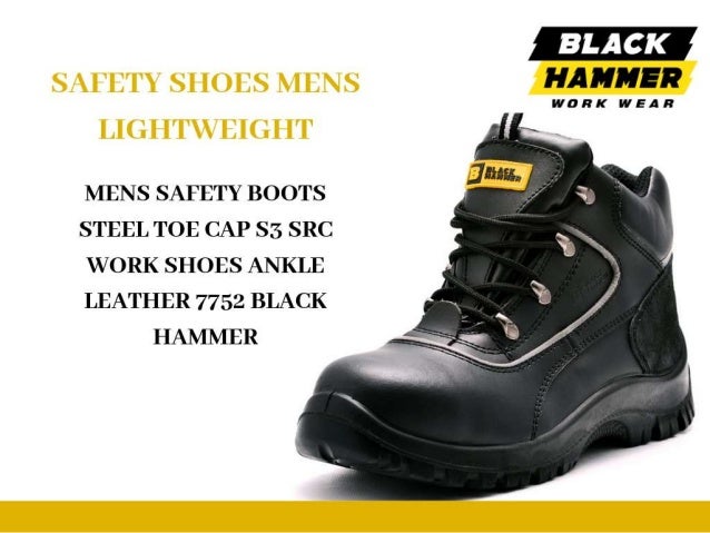 black steel toe cap trainers